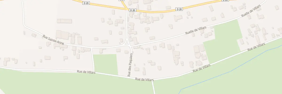 Plan du 23 Rle de Villars à Esbarres
