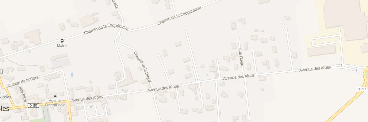 Plan du 511 Av des Alpes à Marcilloles