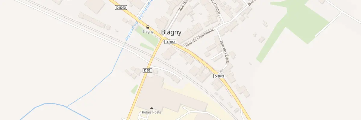 Plan du 21 Av de Blagny à Blagny