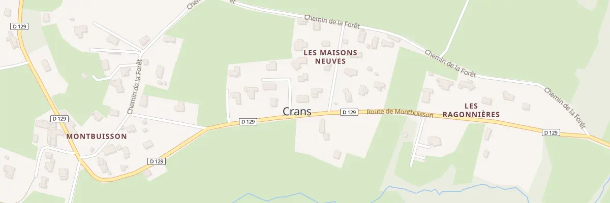 Plan du 1 Lot de Chassagne à Crans
