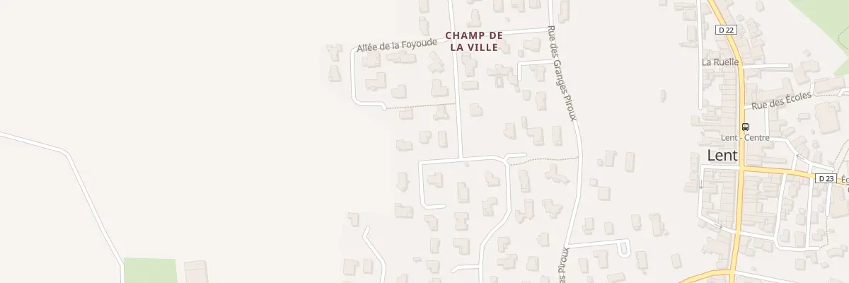 Plan du 26 Rue du Developpement à Lent