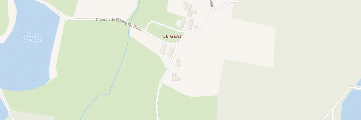Plan du 885 Che du Geai à Châtenay