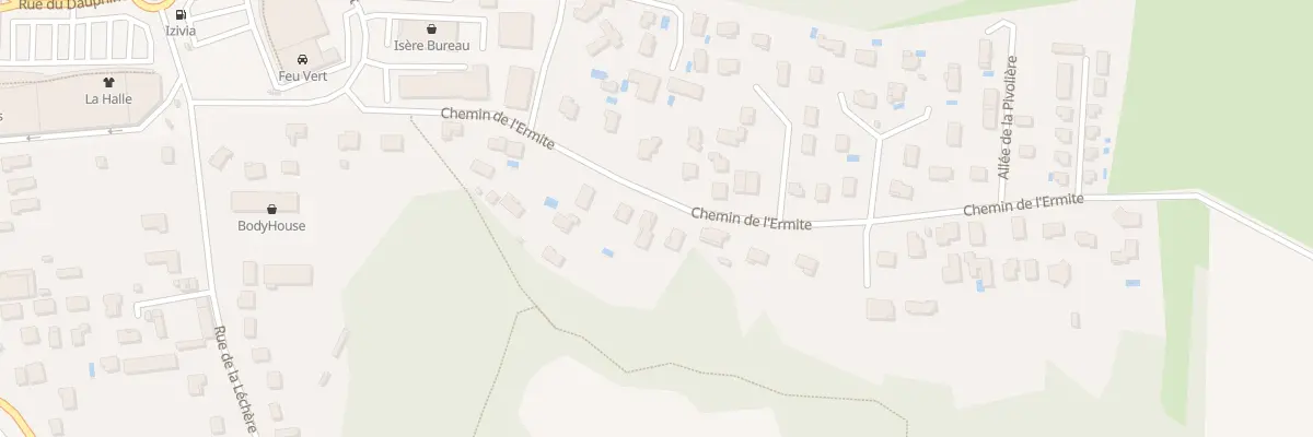 Plan du 22B Che de l’’Ermite à Tignieu-Jameyzieu
