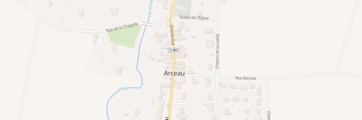 Plan du 32 Gr Grande Rue (Arceau) à Arceau