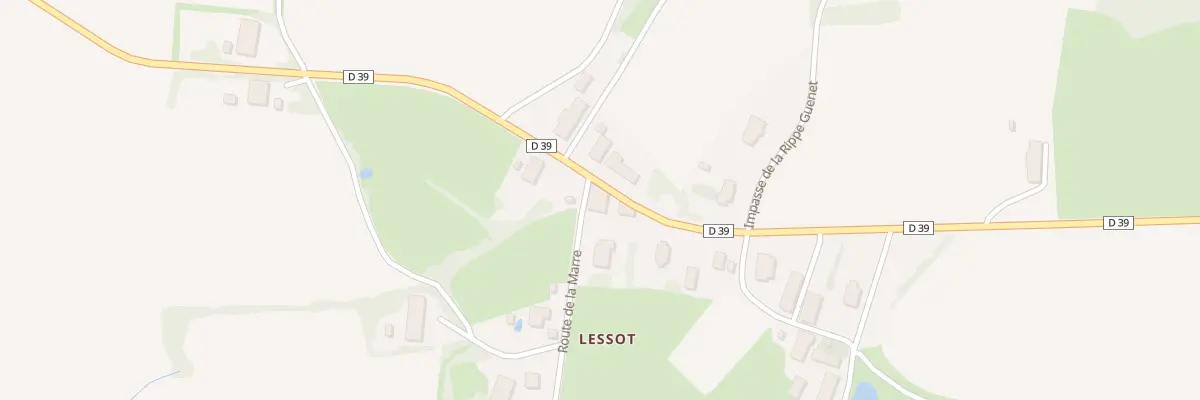 Plan du 15 Rte de la Marre à Montpont-en-Bresse