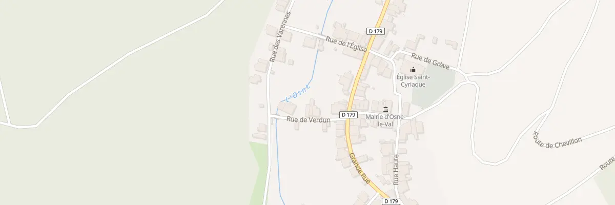 Plan du 5 Rue de Verdun à Osne-le-Val