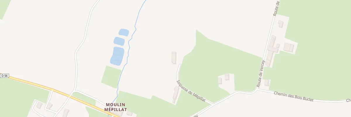 Plan du 169 Imp de Mepillat à Saint-Nizier-le-Bouchoux