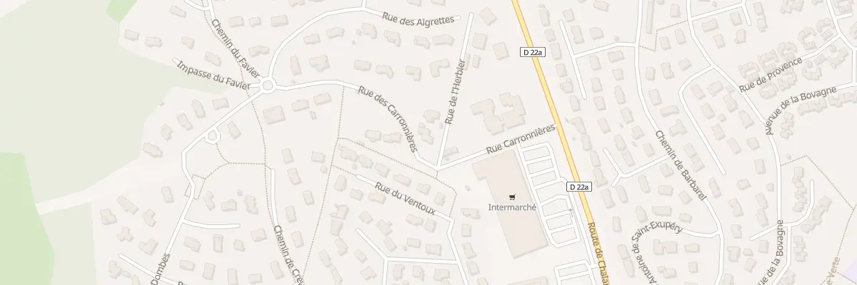 Plan du 13 Rue des Carronnieres à Meximieux