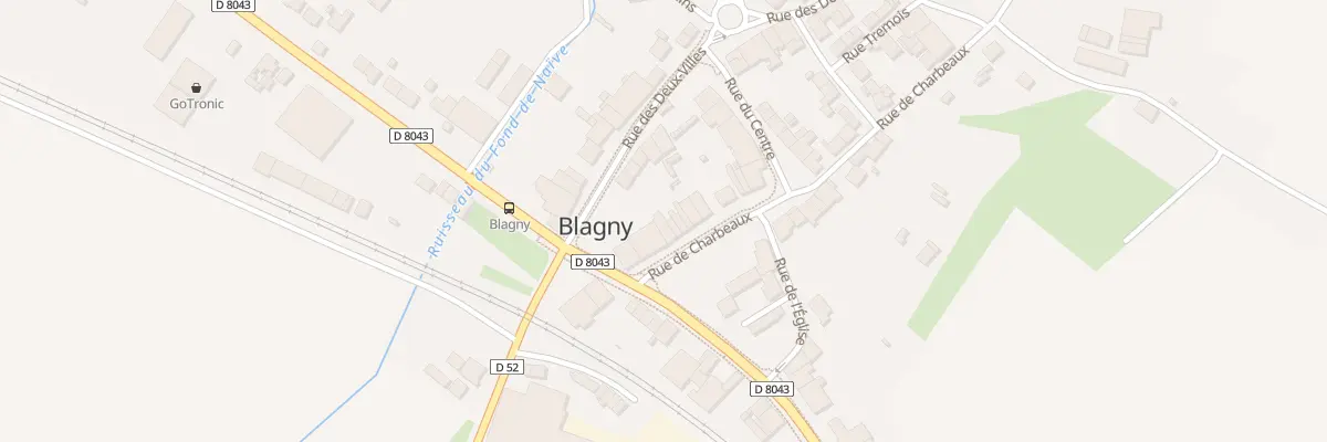 Plan du 5 Rue de Charbeaux à Blagny