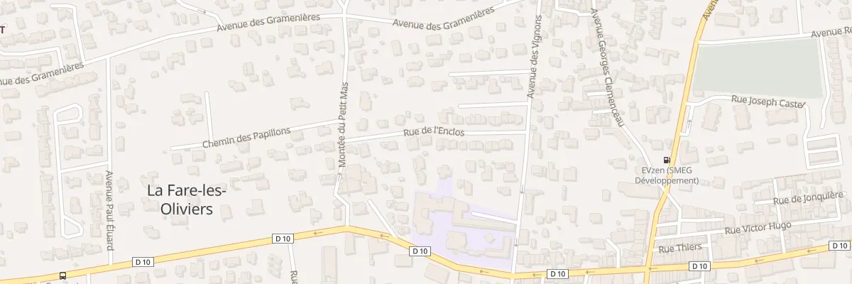 Plan du 19B Mte du Petit Mas à La Fare-les-Oliviers