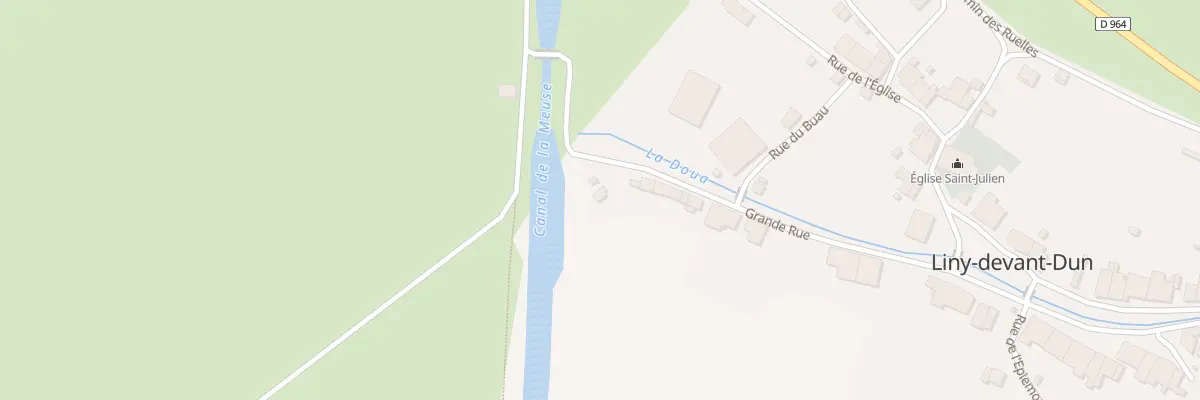 Plan du 7 Rue des Prés à Liny-devant-Dun