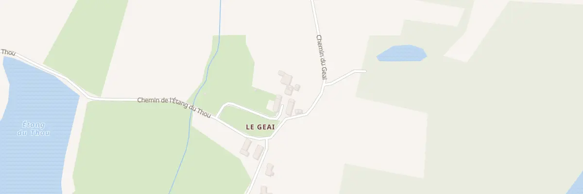 Plan du 710 Che du Geai à Châtenay