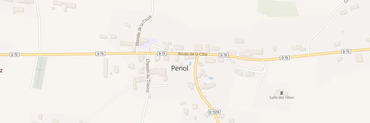Plan du 558 Rte de la Côte à Penol