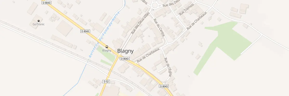 Plan du 11 Rue de Charbeaux à Blagny
