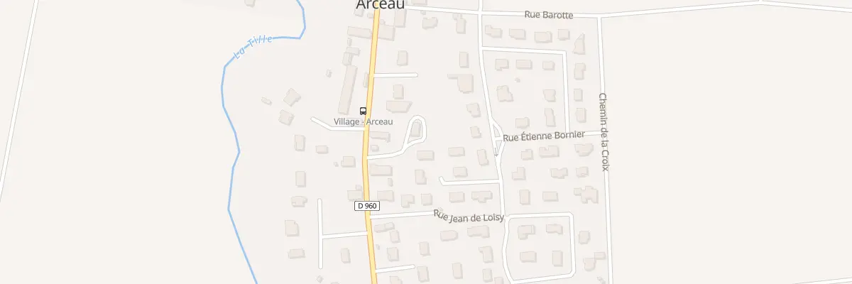 Plan du 14 Gr Grande Rue (Arceau) à Arceau