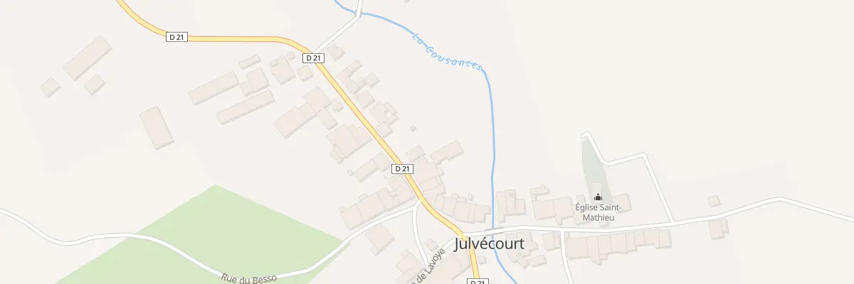 Plan du 6 Ptr La Petite Rue à Julvécourt