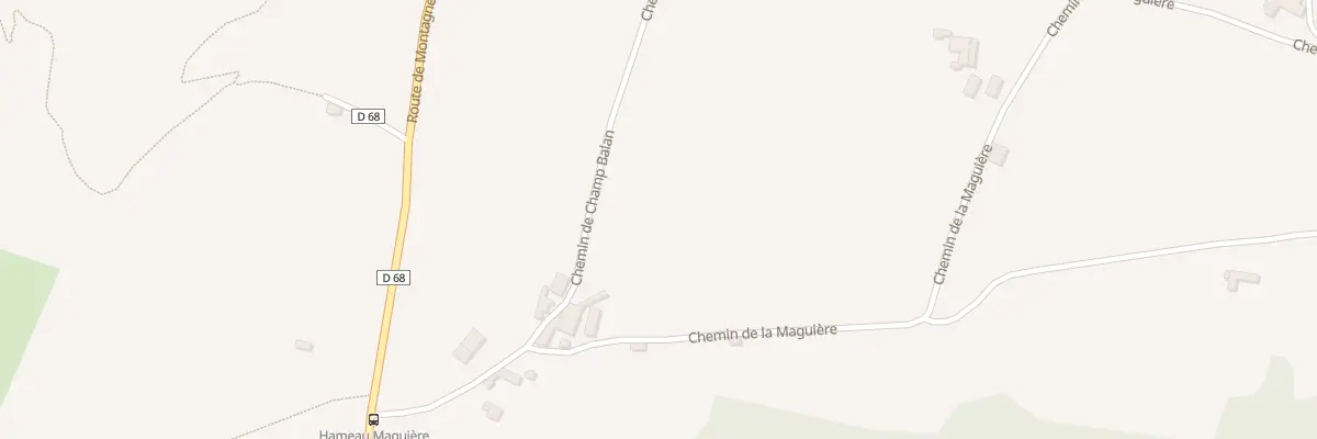 Plan du 1030 Che de la Maguiere à Saint-Lattier