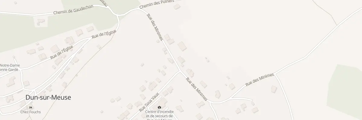 Plan du 9 Rue des Minimes à Dun-sur-Meuse