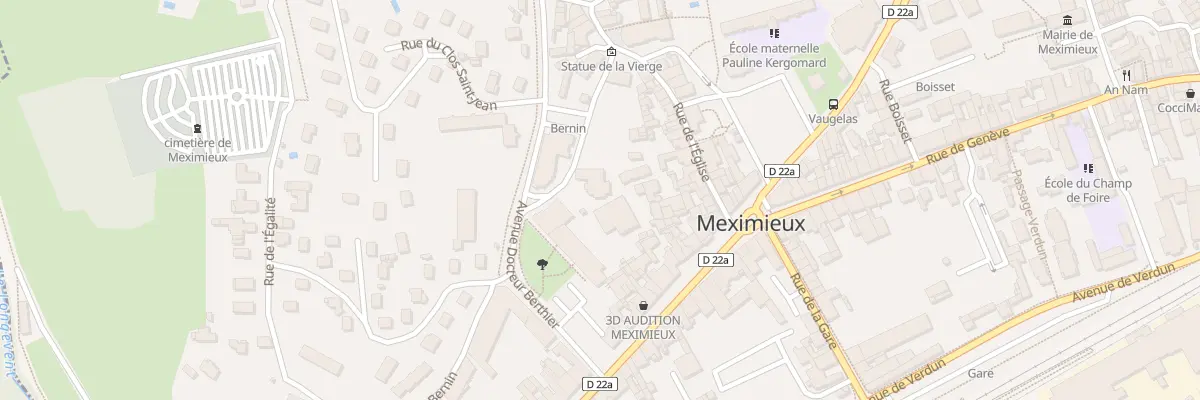 Plan du 5 Rue Pierre Bernin à Meximieux