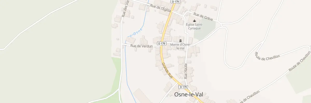 Plan du 45 Gr Grande Rue à Osne-le-Val