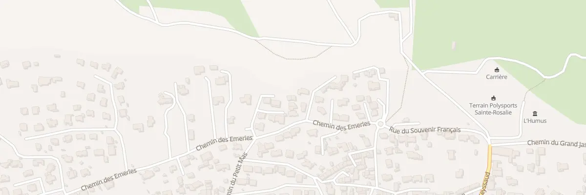 Plan du 9432 Che des Emeries à La Fare-les-Oliviers