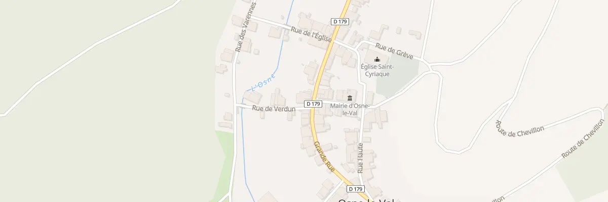 Plan du 1 Rue de Verdun à Osne-le-Val