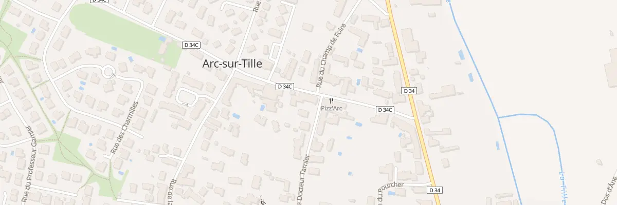 Plan du 23 Rue de Dijon à Arc-sur-Tille