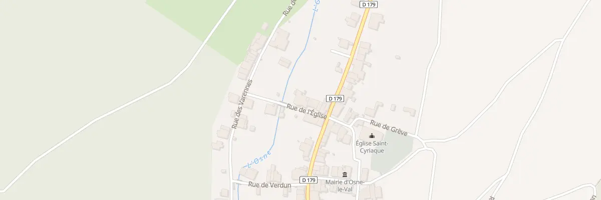 Plan du 8 Rue de l’Eglise à Osne-le-Val