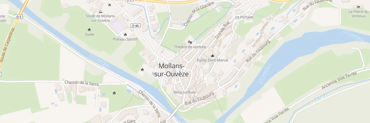 Plan du 5 Rue du Barry à Mollans-sur-Ouvèze