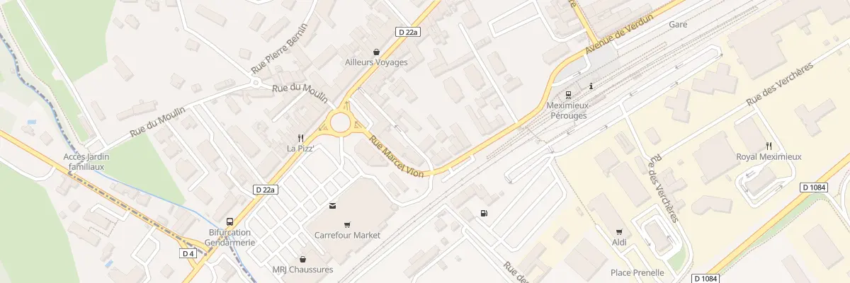 Plan du 1B Rue Marcel Vion à Meximieux