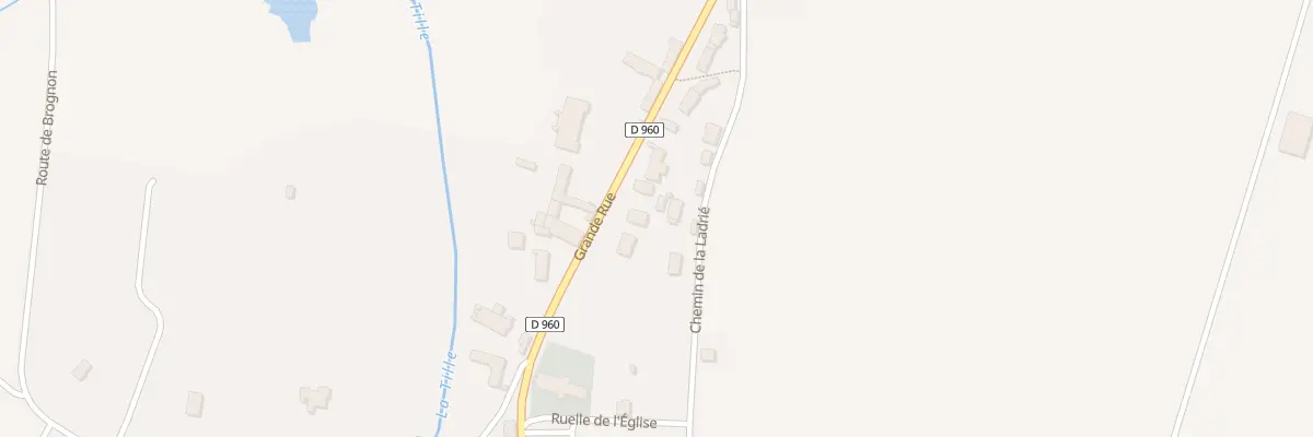 Plan du 12 Che de la Ladrie (Arceau) à Arceau