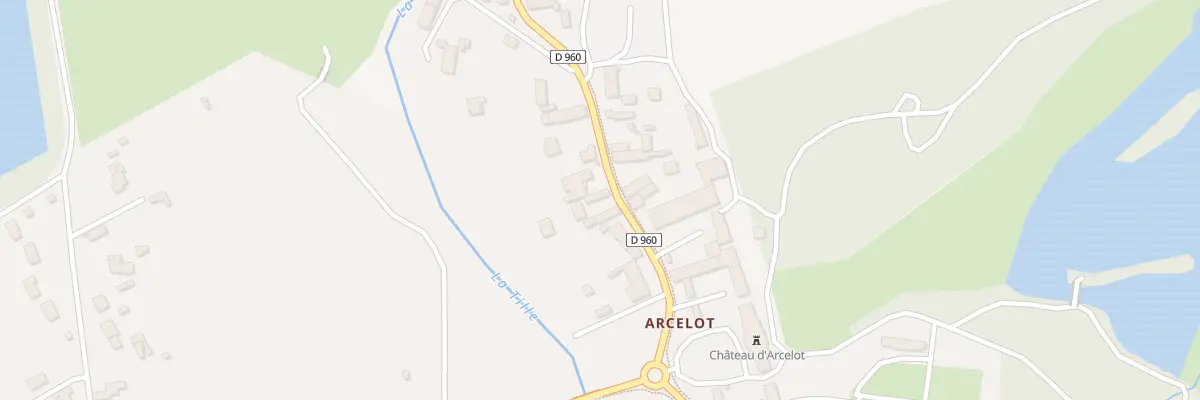 Plan du 9 Rue de Champ Rose (Arcelot) à Arceau