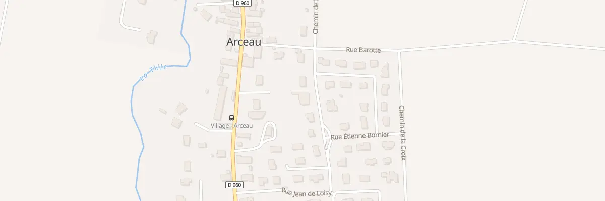 Plan du 32 Rue Etienne Bornier à Arceau