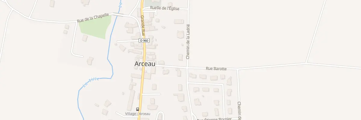 Plan du 7 Rue Barotte (arceau) à Arceau