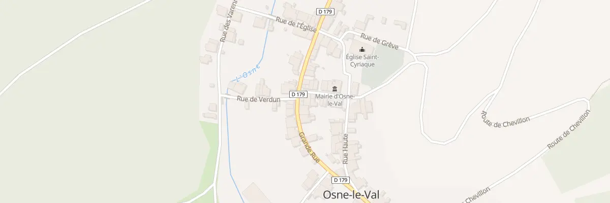 Plan du 1 Rue Mauclere Linard à Osne-le-Val