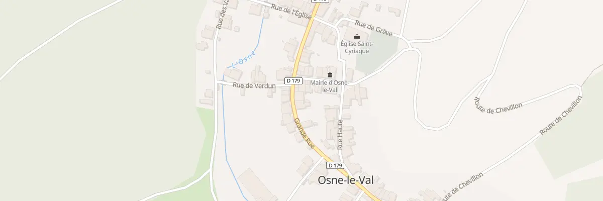 Plan du 60 Gr Grande Rue à Osne-le-Val