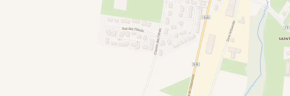 Plan du 1 Rue des Tilleuls à Lent
