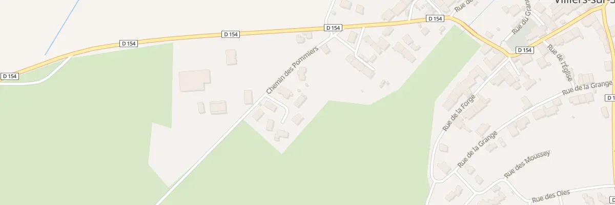 Plan du 3 Imp du Pre Girard à Villiers-sur-Suize