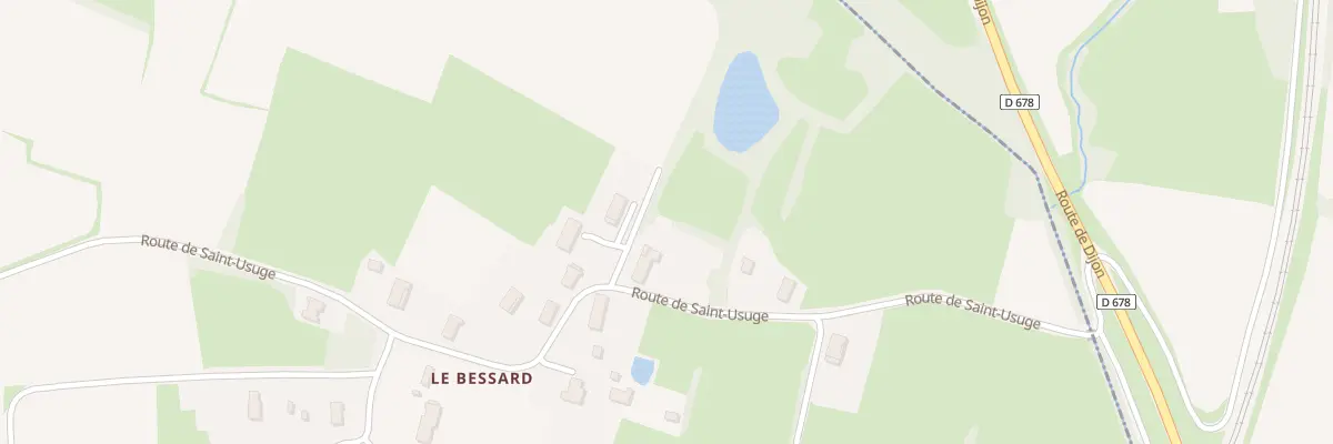 Plan du 2845 Rte de Saint-Usuge à Juif