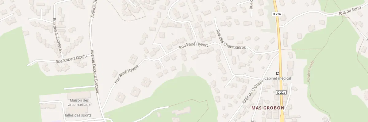 Plan du 24 Rue René Hyvert à Meximieux