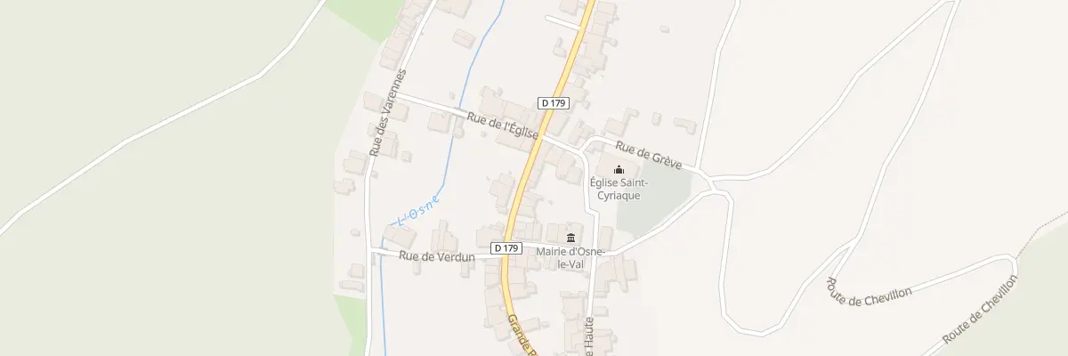 Plan du 52 Gr Grande Rue à Osne-le-Val