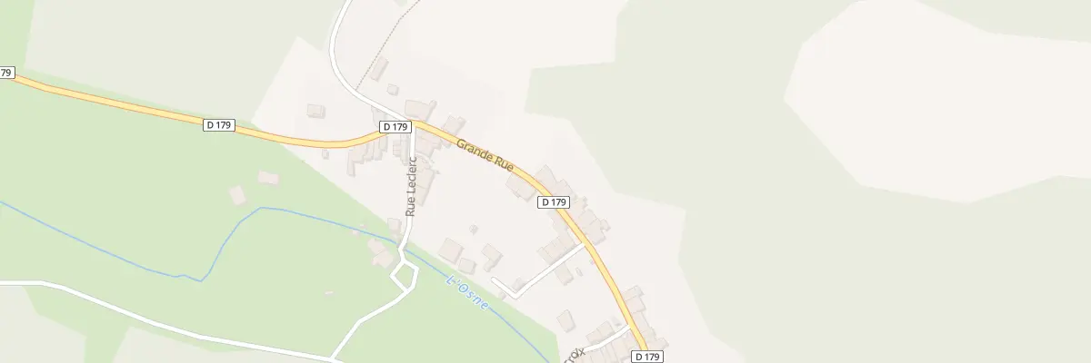 Plan du 10 Gr Grande Rue à Osne-le-Val