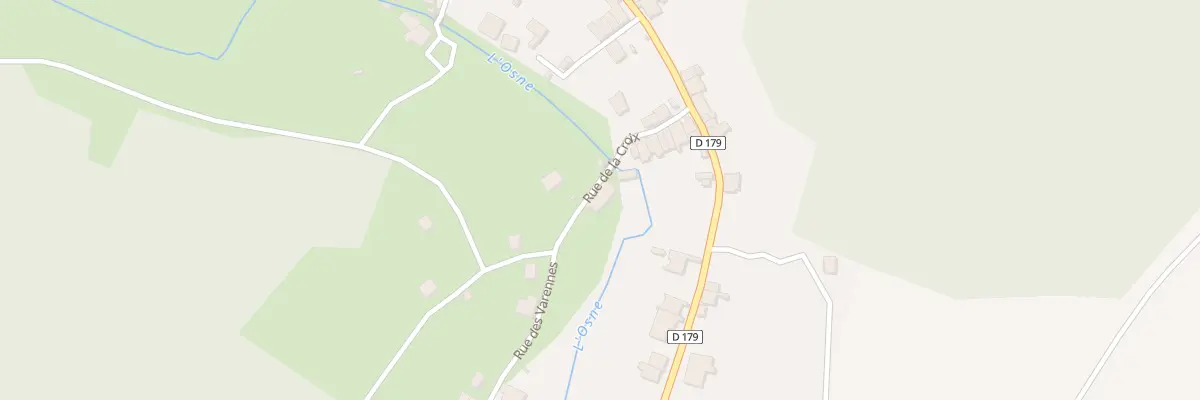Plan du 12 Rue de la Croix à Osne-le-Val