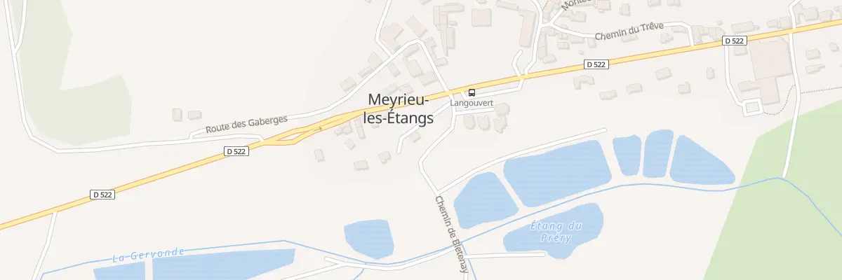 Plan du 10 Che du Blétenay à Meyrieu-les-Étangs