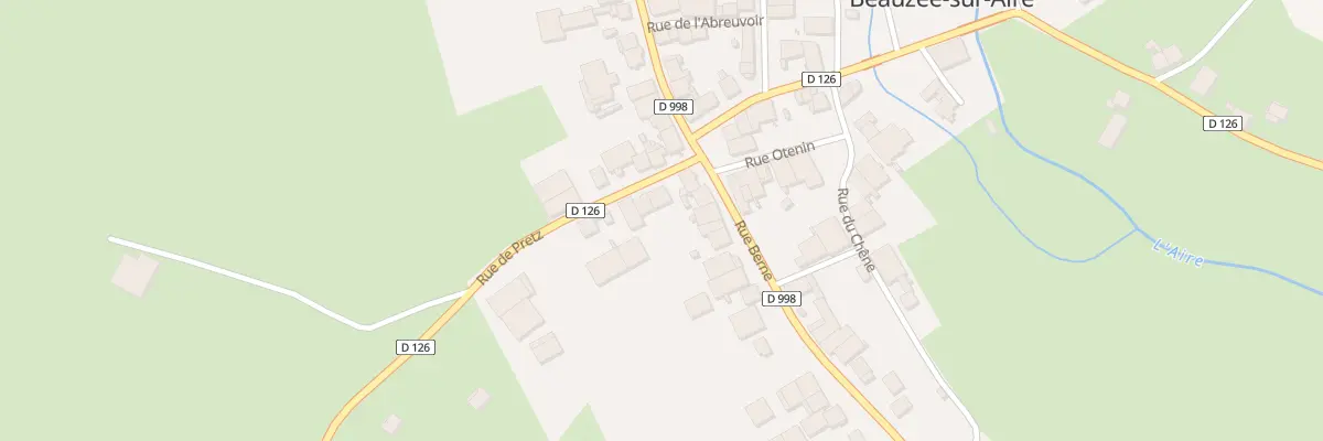 Plan du 1 Rue de Pretz à Beausite
