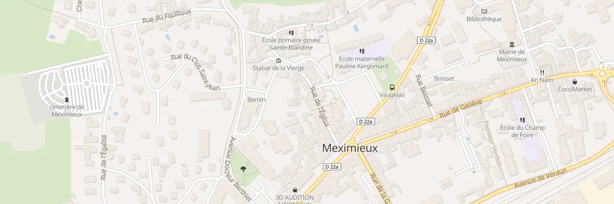 Plan du 19 Rue de l’Eglise à Meximieux