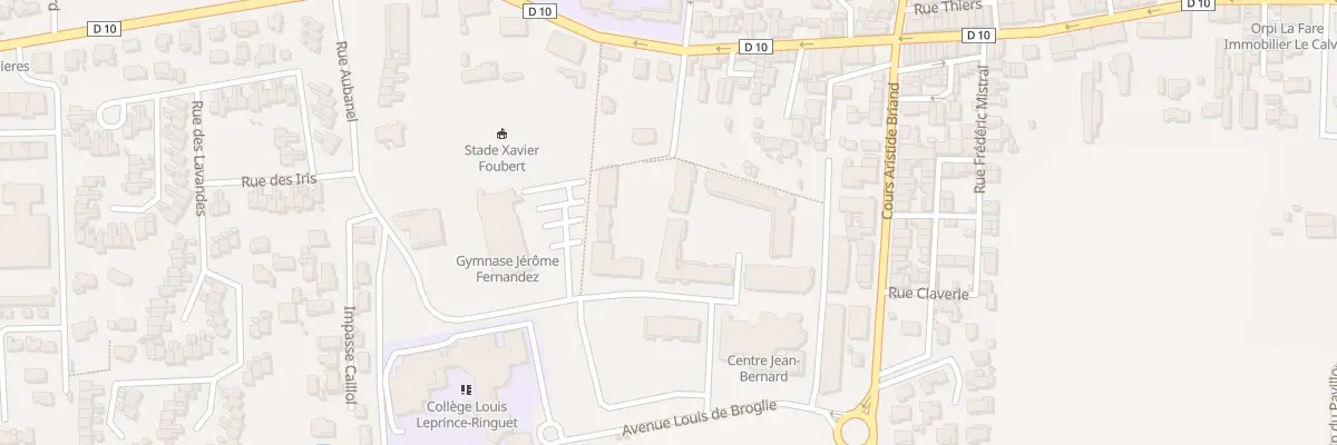 Plan du 285 Av Louis de Broglie à La Fare-les-Oliviers