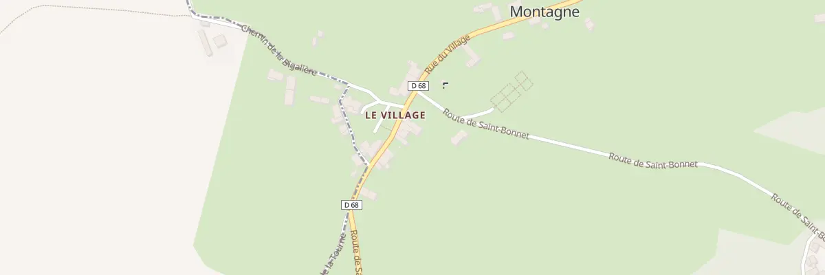 Plan du 415 Rue du Village à Montagne