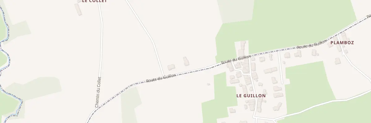 Plan du 1784 Rte du Guillon à Crans