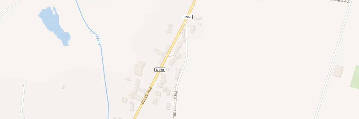Plan du 2 Che des Fourches (Arceau) à Arceau